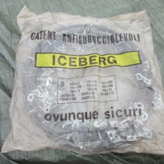 CATENE DA NEVE E GHIACCIO ICEBERG 165/70X13 - 170/65X340 - 165/65X14 - 185/60X13 - 185/65X13