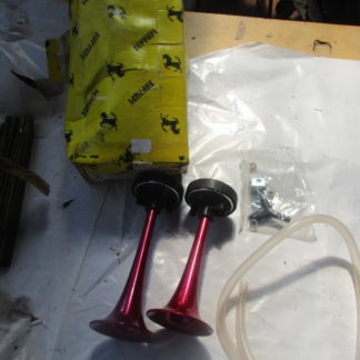 FERRARI TESTAROSSA-348-355-550-575-456-512 TROMBE CLACSON NUOVE - NEW HORN TRUMPETS