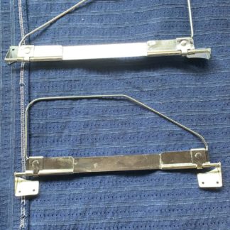 STRUTTURE ALETTE PARASOLE FERRARI F40 NUOVE DX E SX CON SUPPORTI - NEW RIGHT AND LEFT SUN VISORS STRUCTURES WITH SUPPORTS